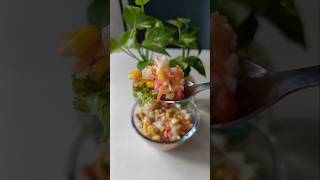 Sweet Corn Salad 🥗😋2024 foodpreparation recipehealthyfood shortsvideo ❤️🫶❤️ [upl. by Dichy]