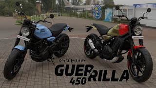 Royal Enfield Guerrilla 450 Two Variants  4K [upl. by Eri209]