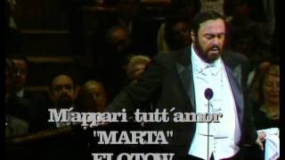 Pavarotti  Flotow  Mappari tuttamor [upl. by Hilly]