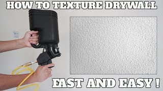 DIY How To Add Texture To Walls And Ceilings Using A Spray Gun [upl. by Aydin855]