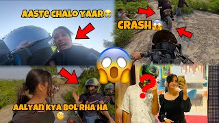 Aalyan ne crash krdiya😱off roading pe behosh hogyi🥵Preparation for ladakh ride [upl. by Wildee]