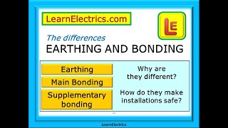 EARTHING AND BONDING – SUPPLEMENTARY AND MAIN BONDING DIFFERENCES – HOW DO THEY WORK amp KEEP US SAFE [upl. by Riada867]