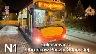 MPK Rzeszów linia N1 Łukasiewicza  OPG [upl. by Eberto399]