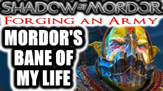 Middle Earth Shadow of Mordor Forging an Army  MORDORS BANE OF MY LIFE [upl. by Einnaffit845]