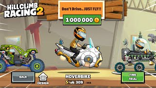 HILL CLIMB RACING 2  NEW VEHICLE HOVERBIKE FULLY UPGRADED  GAMEPLAY [upl. by Anglo]