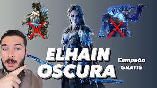 GUÍA de ELHAIN OSCURA ¿Para qué es buena campeona GRATIS al entrar 120 días a RAID SHADOW LEGENDS [upl. by Tisdale942]