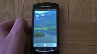 Sony Ericsson Xperia neo V  Android 40 ICS  aktualizacja [upl. by Gnourt346]