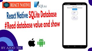 React native SQLite Database  in Hindi [upl. by Atalayah970]