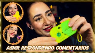 ASMR respondiendo un comentario 🥰❤️😘 [upl. by Sewellyn858]