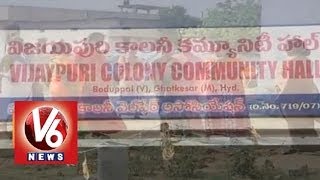 Graveyard in residential area poses a health hazard  Vijayapuri Colony in Boduppal [upl. by Nuahsed]