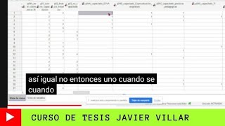 Tabulación de respuesta múltiple en SPSS parte 1 [upl. by Einna]