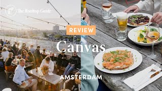 Canvas rooftop bar in Amsterdam  Review [upl. by Thorny]