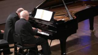 Ferenc Rados Kirill Gerstein WAMozart sonata for piano 4hands in F major KV 497 [upl. by Jt]