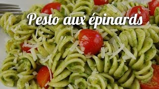 Pesto aux épinards [upl. by Airotnahs]