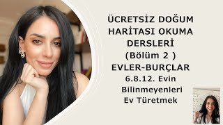 DOĞUM HARİTASI YORUMLAMA DERSLERİ EVLERBURÇLAR [upl. by Eahc]