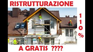 EcoBonus 110  Come funziona mi rifaccio la casa GRATIS  parte 2 [upl. by Aihpledalihp]