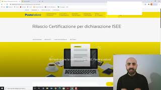 SCARICARE certificazione ISEE sito poste italiane [upl. by Bryner]