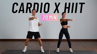 20 MIN CARDIO HIIT WORKOUT  ALL STANDING  Full Body No Equipment No Repeats [upl. by Tneicniv]