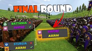 Faction Battle TOURNAMENT FINAL  Aserai VS Empire BANNERLORD  Best Faction [upl. by Nnaeirual]