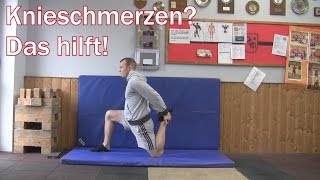 Patellasehnenprobleme KnieschmerzenEntzündete Sehnenansätze  Dehnung [upl. by Laemsi]