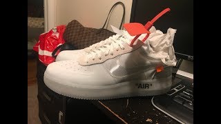 Off White Air Force 1 ReviewLegit Check [upl. by Favianus]