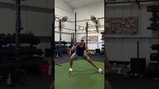 Single arm front rack lateral lungeKB [upl. by Oirogerg820]