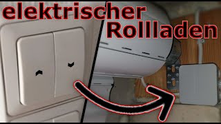 ⚡ elektrischer Rollladen  Rohrmotor anschließen  Rollladenmotor installieren  Motor  Anleitung 💡 [upl. by Yoko230]