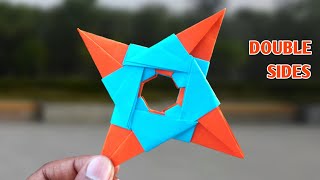 How To Make Paper Ninja Star  Paper Ninja Blade  Make a Paper Shuriken [upl. by Eila93]