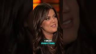 Kim Kardashian amp Khloe Kardashian at Lopez Tonight 🩵 funny interview funnyshorts interviewee [upl. by Mehcanem]