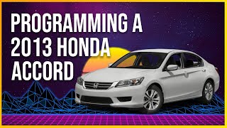 Programming a key to a 2013 Honda Accord [upl. by Allerus]