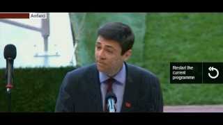 Andy Burnham MP Hillsborough 25th Anniversary [upl. by Luby713]