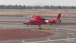 Rare sight in the high desert airportoperations coastgaurd [upl. by Aihsercal326]