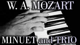 Wolfgang Amadeus MOZART Minuet and Trio in G K1 [upl. by Lecram]