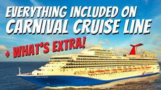 What’s Included on Carnival Cruise Line  Plus What Will Cost You Extra [upl. by Inaliel]