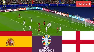 España vs Inglaterra EN VIVO Finales Eurocopa 2024 Partido completo  Videojuegos de simulación [upl. by Dettmer]