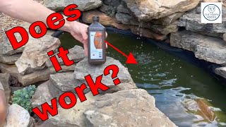 Does Hydrogen Peroxide Remove Green Algae from a Pond [upl. by Geminian]