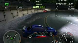 NFS UnderGround 2 Drift world record [upl. by Kenimod]