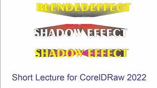 Blended effect in corelDraw 2022  Paid Course  Cool effect [upl. by Masry]