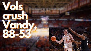 Vols crush Vandy 8853  Sports Source Segment 1 21824 [upl. by Aileve]