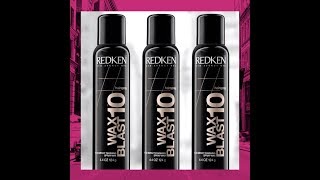 WAX BLAST 10  HOW TO USE  REDKEN [upl. by Aihtnys79]