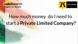 Private Limited Company Registration Fees [upl. by Acinorehs820]