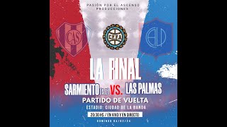 SARMIENTO LA BANDA  LAS PALMAS  FINAL  TRFA PARTIDO DE VUELTA [upl. by Einnov]