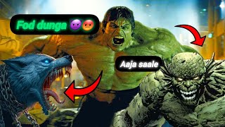 😈 Incredible Hulk Vs Fenris Wolf and Abomination [upl. by Ahsirtap]