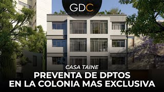 Departamentos en Preventa ¡La Exclusividad Llega a Polanco Descubre Casa Taine [upl. by Etteb]