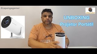 UNBOXING  Projetor Portátil 200ANSI H713 [upl. by Benzel]