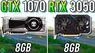 GTX 1070 vs RTX 3050 Tested in 2023 [upl. by Tdnaltroc]