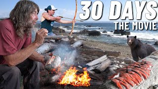 30 Day Survival Challenge Vancouver Island  THE MOVIE [upl. by Ternan]