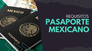 📄 Requisitos para PASAPORTE MEXICANO 🌍✈️ ¿Listo para viajar [upl. by Nnyleuqaj]