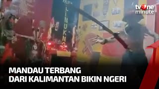 Suku Dayak Kalimantan Perlihatkan Kesaktian Mandau Terbang Warganet Ketar Ketir Gak Tuh I tvOne [upl. by Vin777]