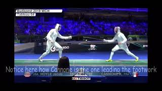 How to Fleche in Epee like Romain Cannone [upl. by Acim49]